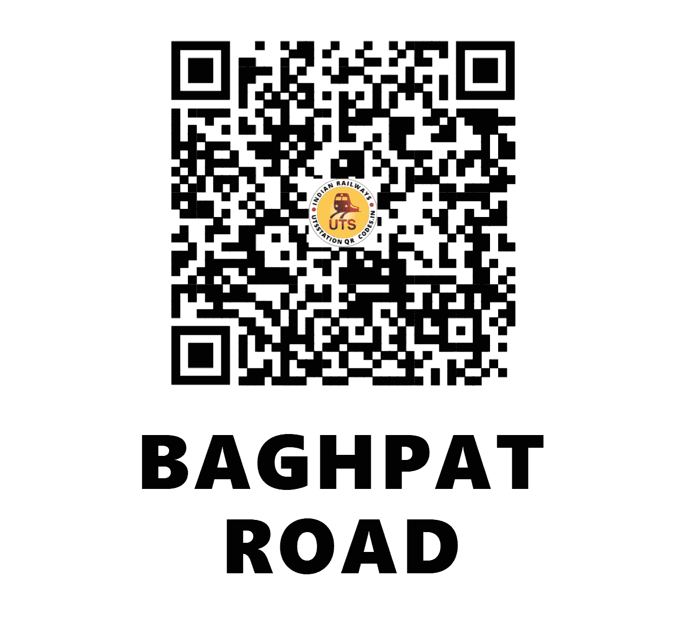 UTS QR Code for BAGHPAT ROAD - BPM - NR (UTTAR PRADESH)